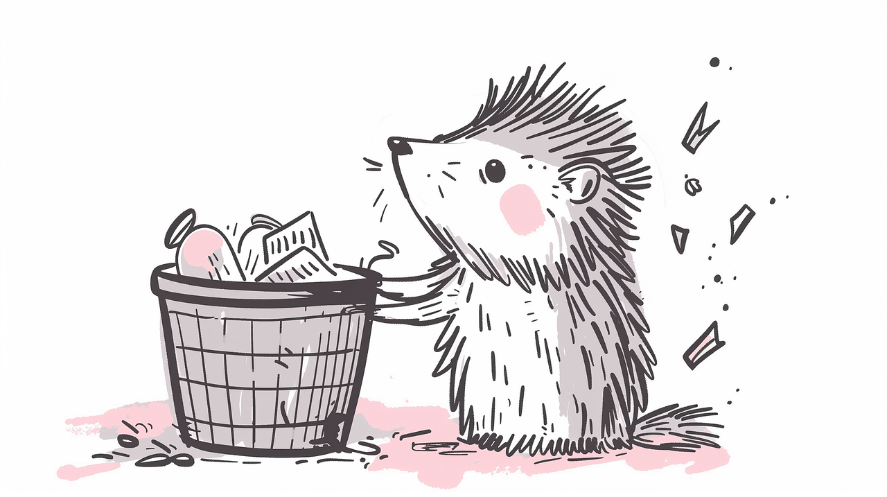 ai generated, hedgehog, beaver-8741013.jpg